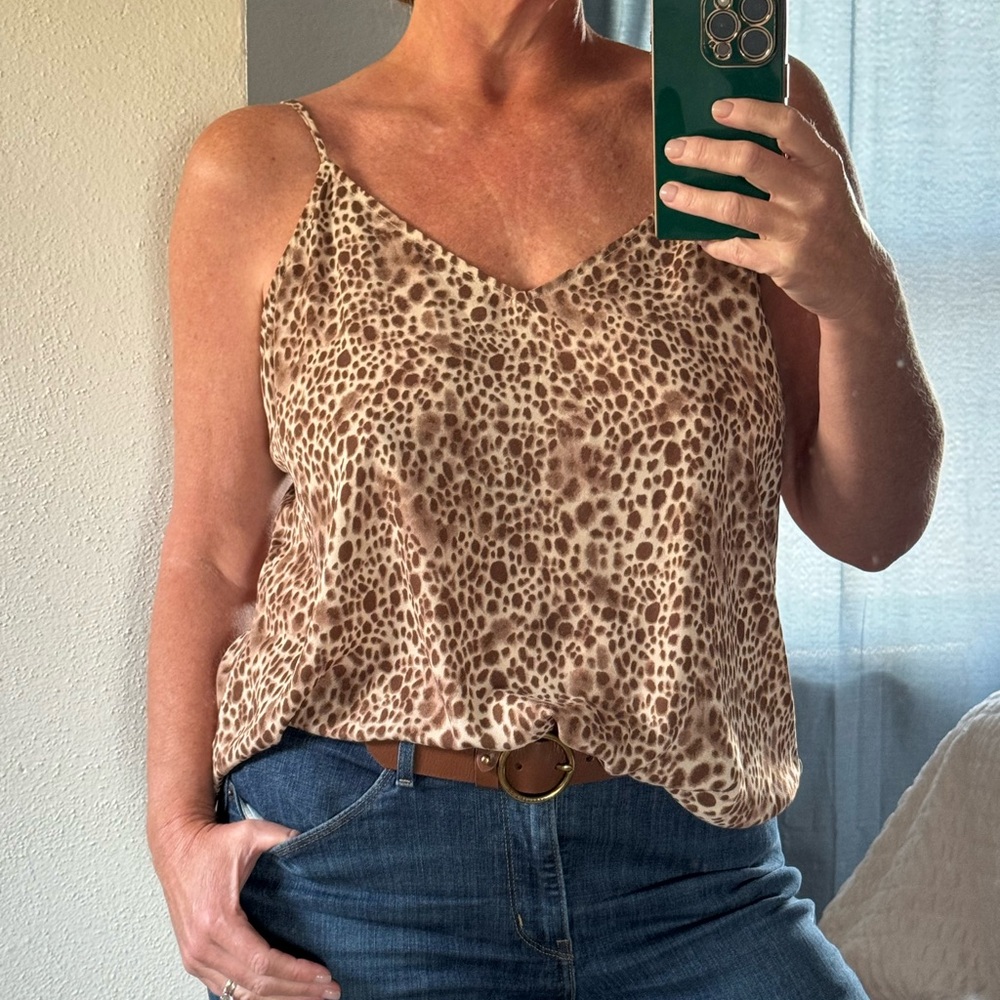 Leopard Print Women's Top, from A New Day (Target), never worn